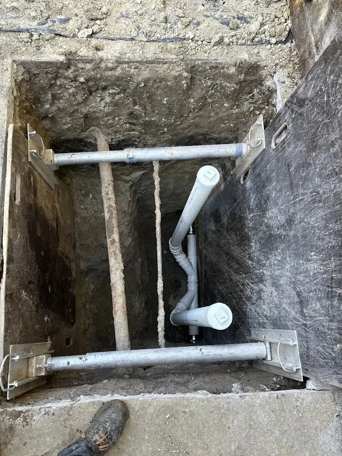 Experienced plumber completing Gas Line Repair work in Clarksburg